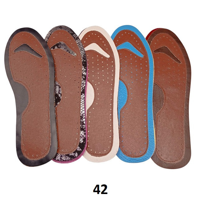 Шкіряні стельки РАСПРОДАЖА !! розмір 42 (різні кольори) Дніпро - фото 1