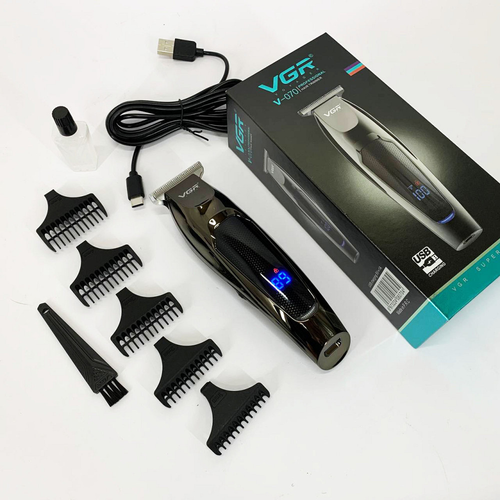 Тример для стрижки волосся потужний VGR, Електромашинка для стрижки Набір машинок CR-69 Івано-Франківськ - фото 8