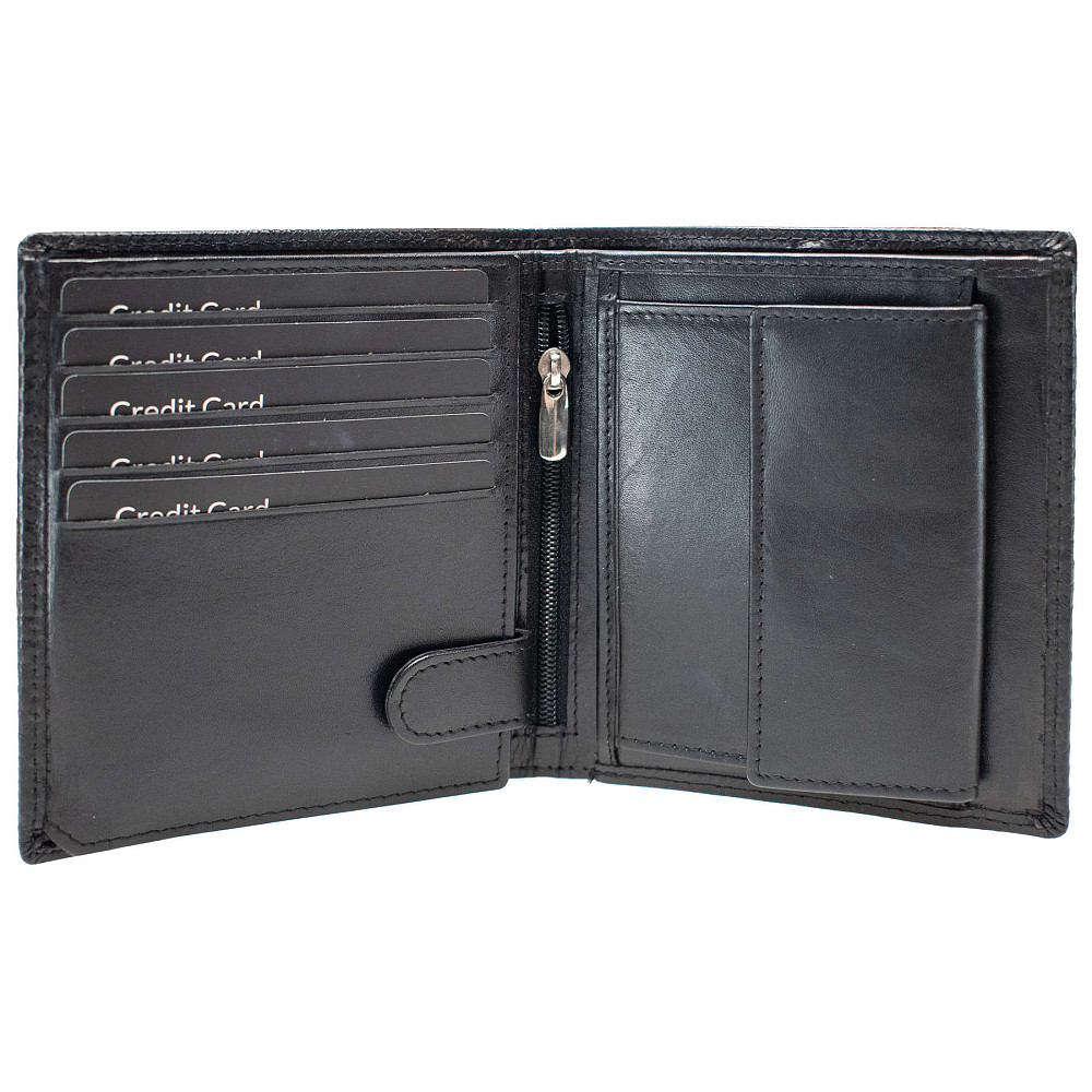 Портмоне мужское кожаное Semi Line RFID Black (P8268-0) Винница - изображение 2