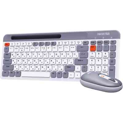 Комплект Maxxter KMS-WCM-03G-UA Wireless Gray/White (KMS-WCM-03G-UA) Вінниця