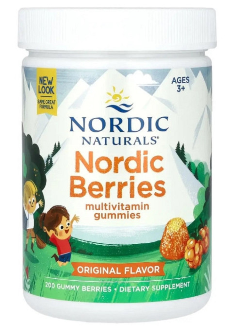 Витамины для детей от 3 лет Nordic Naturals  Multivitamin Gummies 200 жев таб  ягод Киев - изображение 1