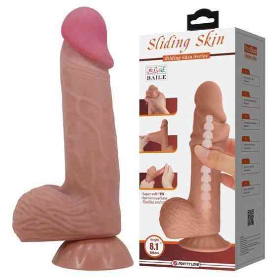 Фалоімітатор - Pretty Love Sliding Skin 8.1" Latin Sex Aura Київ