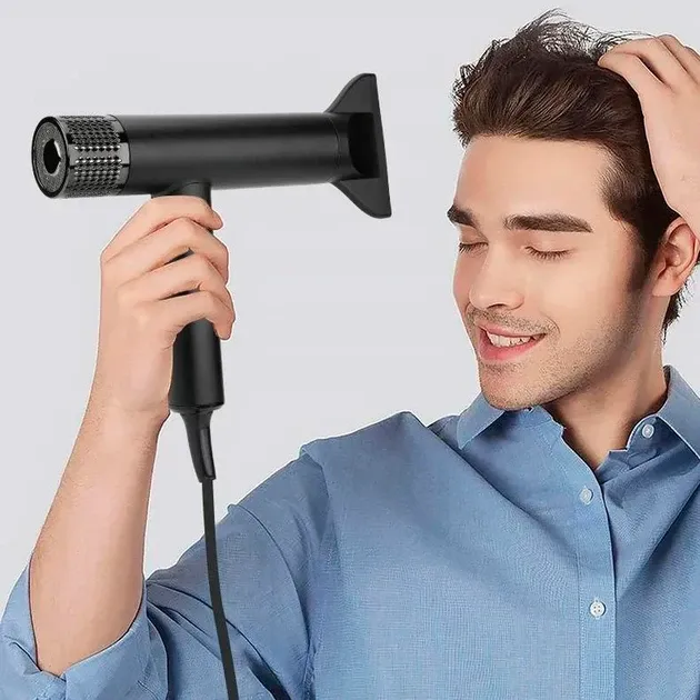 Професійний фен VGR V-401 Black: 1900W, 110k об/хв, 40 режимів обдування / 40 температур, 3 насадки Одеса - фото 7