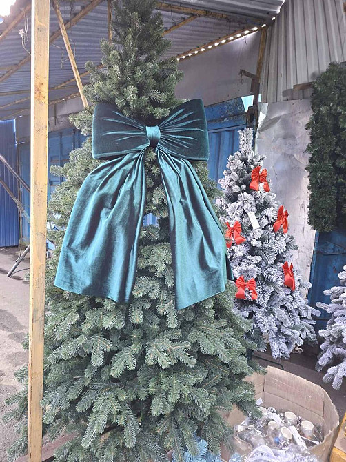 Бант декоративний велюровий Київ - фото 1