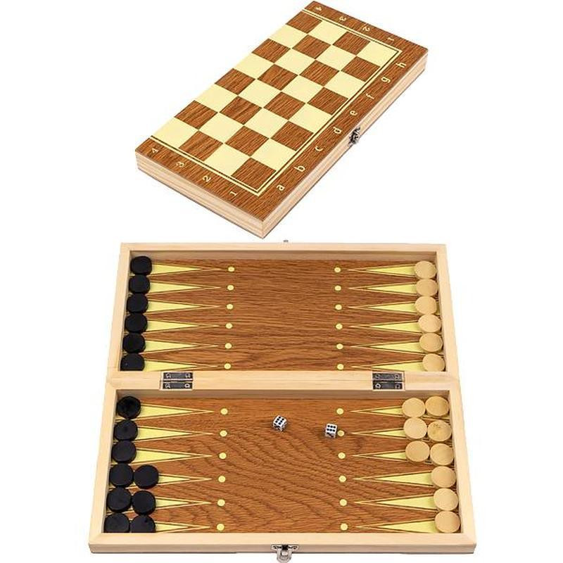 Настільна гра 3в1: шахи, шашки, нарди для всієї родини Київ - фото 4