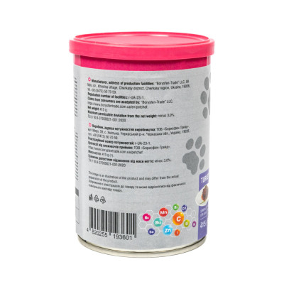 Влажный корм для собак Pet Chef С индейкой 415 г (4820255193601) Винница - изображение 6