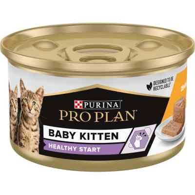 Влажный корм для кошек Purina Pro Plan Baby Kitten С курицей 85 г (8445290673718) Винница