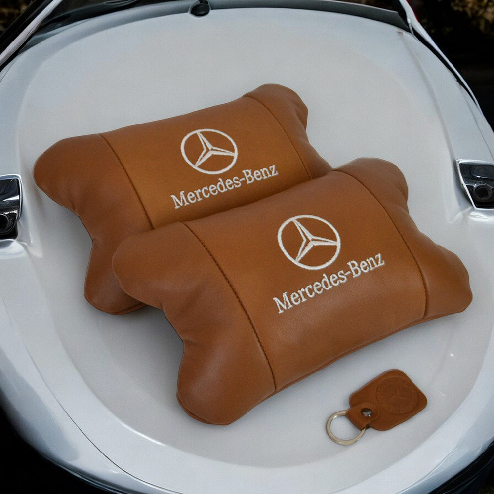 Авто подушка під шию Mercedes-Benz Мерседес, Подушка підголівник в подарунок для голови в авто ZR-20 Львів - фото 14