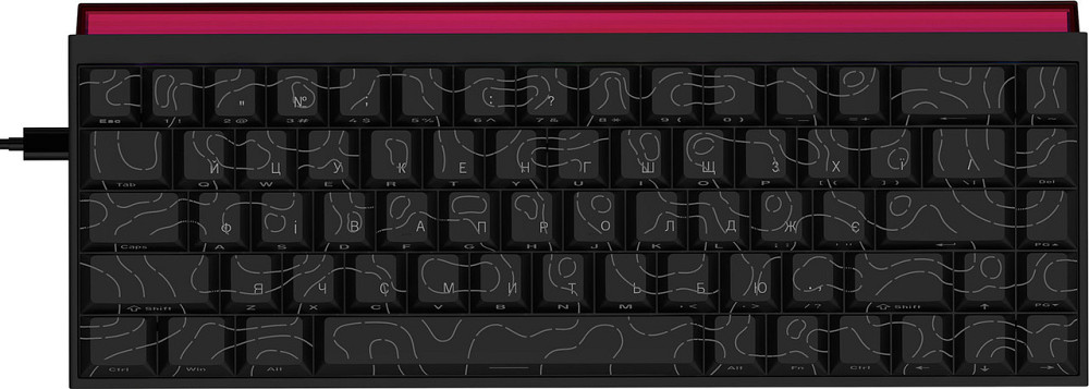 Клавіатура Ajazz NK68 Red Switch Black USB-C (NK68-R-S-B) ( 18955 ) Харьков - изображение 17
