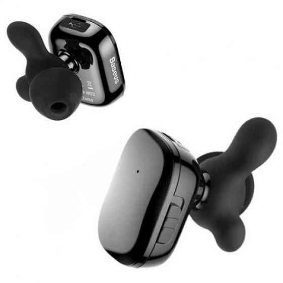 Бездротові Bluetooth-навушники Baseus Encok W02 з вбудованим мікрофоном NGW02-01 (Чорні) Миколаїв