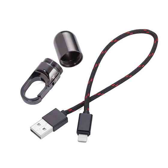Кабель Troika зарядка + карабин, USB Ровно