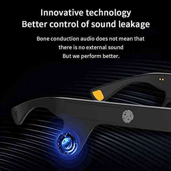 Smart Audio glasses Інтелектуальні сонцезахисні окуляри bluetooth gokul bone conduction смарт аудіо окуляри Дніпро