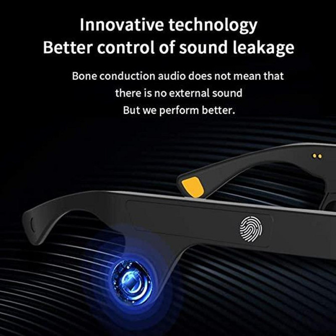 Smart Audio glasses Інтелектуальні сонцезахисні окуляри bluetooth gokul bone conduction смарт аудіо окуляри Дніпро - фото 6