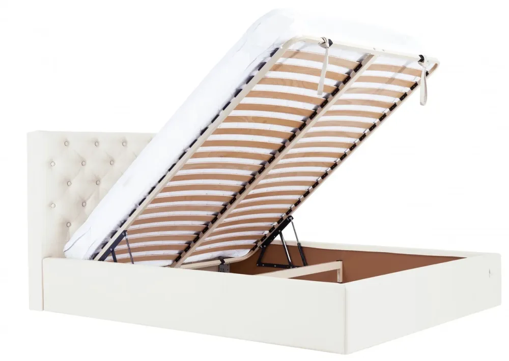 Кровать Двуспальная Coventry Comfort 180 х 190 см Fly 2200 С подъемным механизмом и нишей для белья Белый Киев - изображение 7