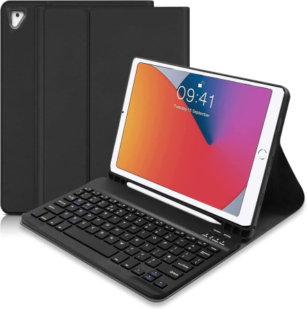 Чехол-клавиатура JADEMALL для iPad 9.7 / 10.2 (5/6/7/8/9 Gen, Air, Pro 9.7) Bluetooth кейс съемная клавиатура + держатель стилуса Киев