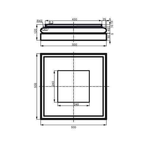 Колона фасадна база Prestige Decor LC 115-3 Дніпро