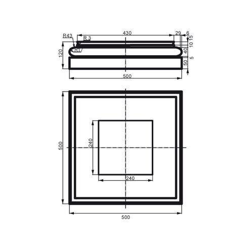 Колона фасадна база Prestige Decor LC 115-3 Дніпро - фото 2