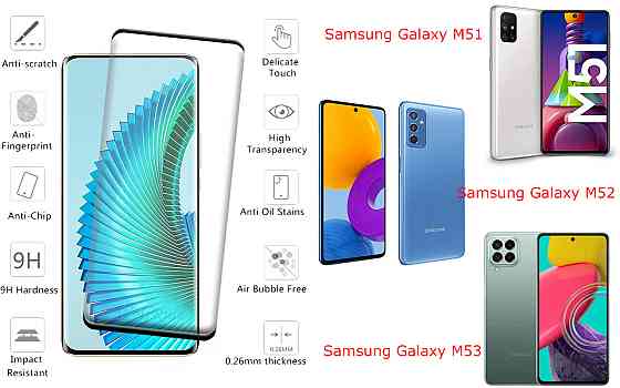 Захисне скло HyperGlass Pro для Samsung Galaxy M51, Galaxy M52, Galaxy M53 – максимальна чутливість та захист Київ