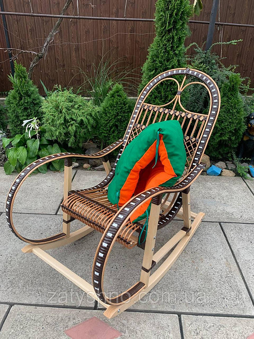 Кресло-качалка для дома с подушкою Киев - изображение 1