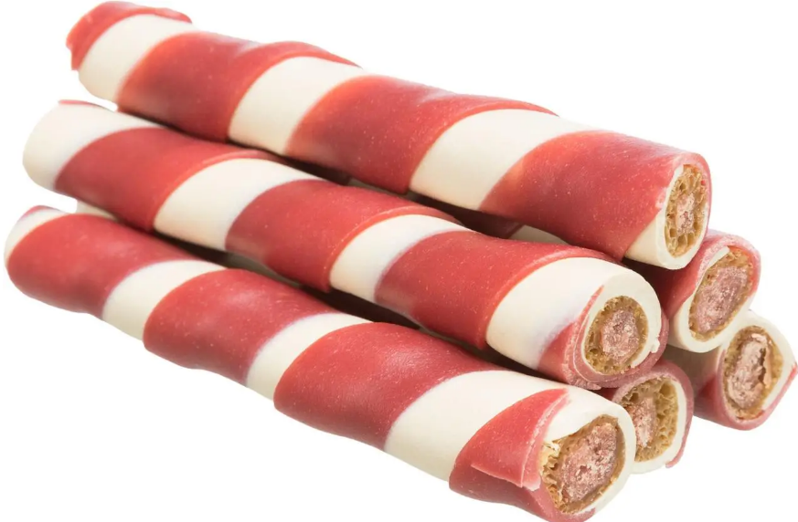 Ласощі для собак Trixie Паличка пресована жувальна з качкою та натуральною шкірою 10 см (100 шт по 17 г) Вінниця - фото 1