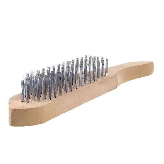 Щетка проволочная деревянная 6-ти рядная SIGMA (9011161) Ровно