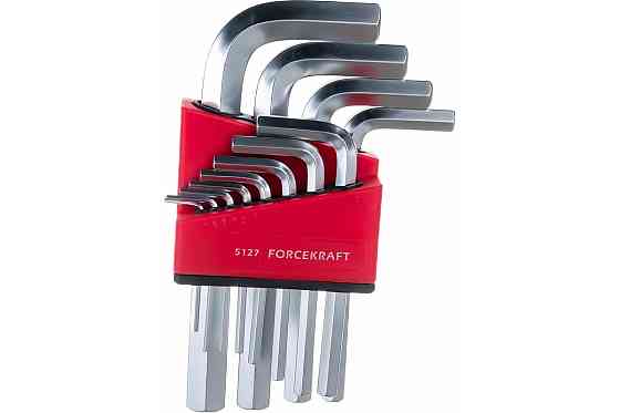 Набір ключів Г-подібних 6-гранних, 12пр. (1.5, 2, 2.5, 3-8, 10, 12, 14мм) FORCEKRAFT FK-5127 Одеса