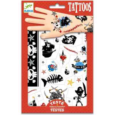 Набір для творчості Djeco Наклейки на тіло Пірати (DJ09584) Вінниця