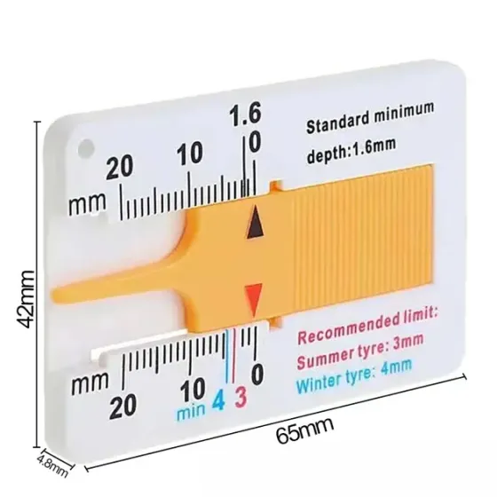 Измеритель протектора шин механический (глубиномер) 0-20мм Коломыя