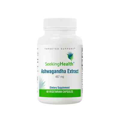 Трави Seeking Health Екстракт ашваганди, 467 мг, Ashwagandha Extract, 60 капсул (SKH-52014) Вінниця