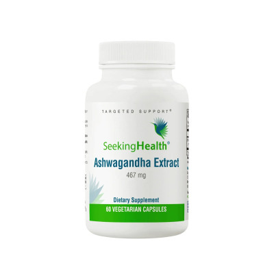 Травы Seeking Health Экстракт ашваганды, 467 мг, Ashwagandha Extract, 60 капсул (SKH-52014) Винница - изображение 1