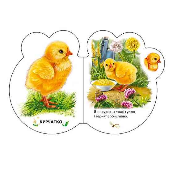 Картонная книжечка для самых маленьких Малыши : Во дворе 411015 аудио-бонус Винница