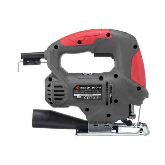 Электролобзик, 0,75 кВт, 0-3000 ход/мин, глубина распила 80 мм INTERTOOL DT-0461 Киев