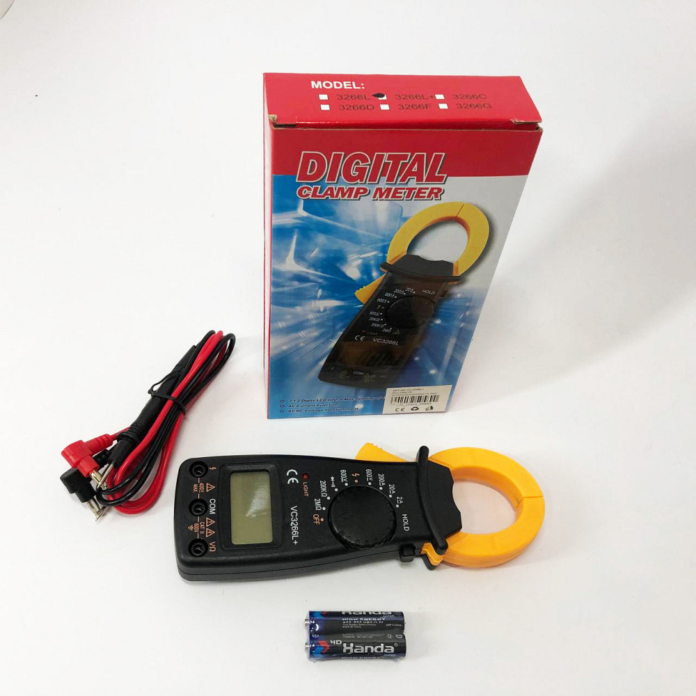Цифровий автоматичний тестер напруги VC3266, Мультиметр із захистом тестер опору Точний напруги CH-64 Львів - фото 5