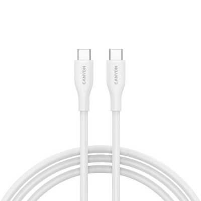 Дата кабель USB-C to USB-C 1.0m CC60SC10 60W Silicon White Canyon (CNS-CC60SC10W) Вінниця - фото 1