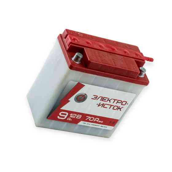 Аккумулятор (137x77x135) МТ, ИЖ мото заливной Электро-исток 12V9A Мукачево