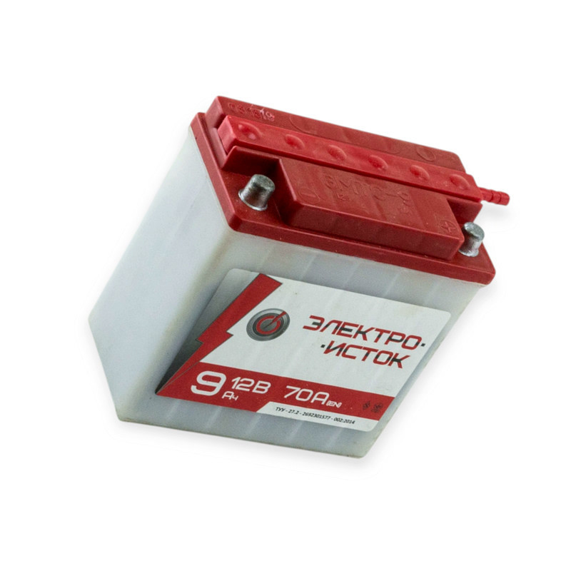 Акумулятор (137x77x135) МТ, ІЖ мото заливний Електро-виток 12V9A Мукачево - фото 1