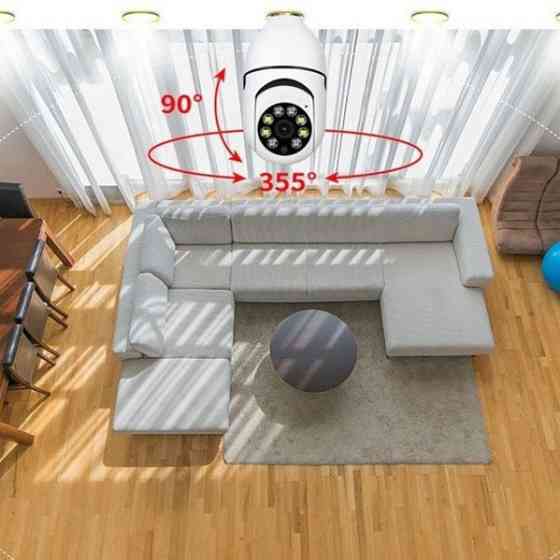 Камеры для улицы и дома CAM L1 E27 WIFI IP, Камера наблюдения с записью на HC-293 карту памяти Киев