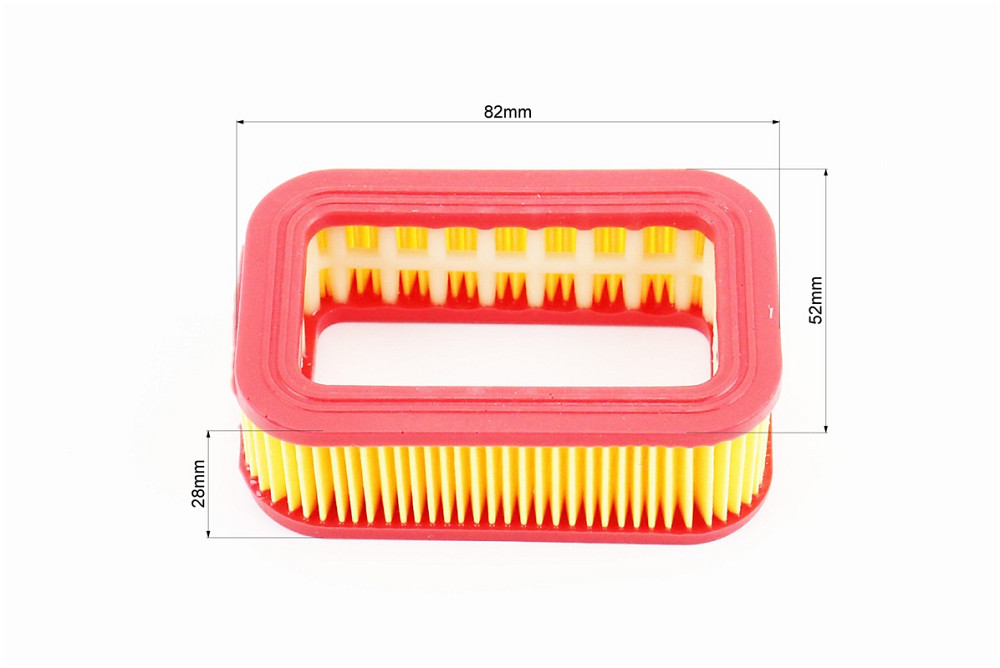 Фільтр повітряний 4500/5200 - елемент (прямокутний, паперовий 82x52x28mm) Київ - фото 2