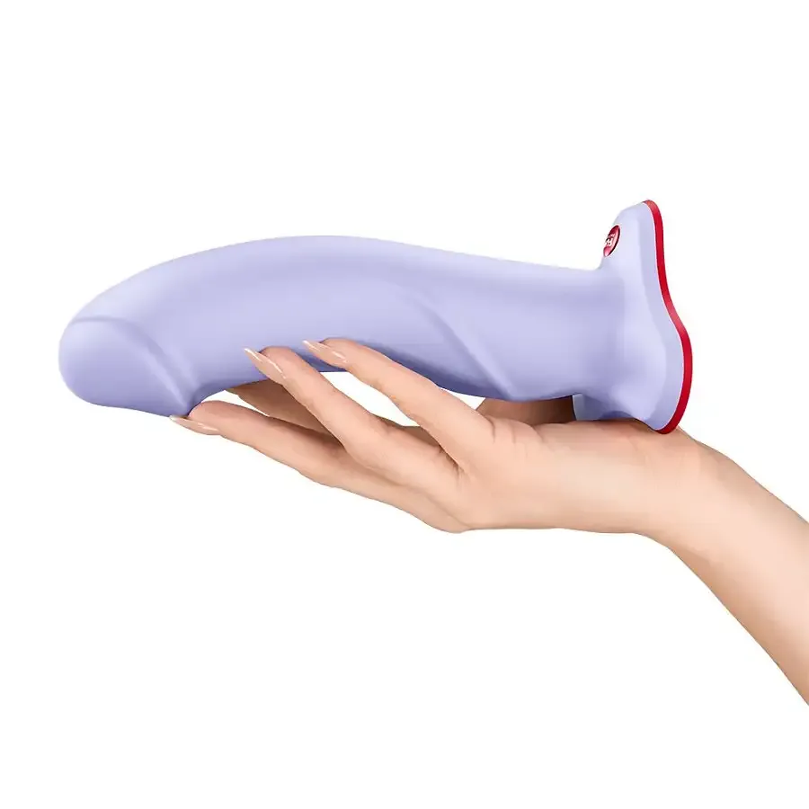 Фаллоимитатор Fun Factory THE BOSS STUB Purple, реалистичная текстура, длина 17,9 см, диаметр 4,1 см Львов - изображение 4