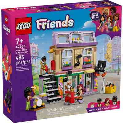 Конструктор LEGO Friends Музыкальный магазин и квартира (42653) Винница