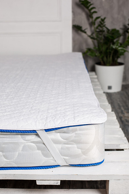 Ecotton Наматрацник Ecotton 180х200 см захисний антиалергенний з резинкою по кутах білий (40-09 Коломыя - изображение 1