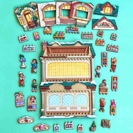 Двошаровий пазл-вкладиш "Магазин іграшок" PSD304 (ПСД304) Вінниця