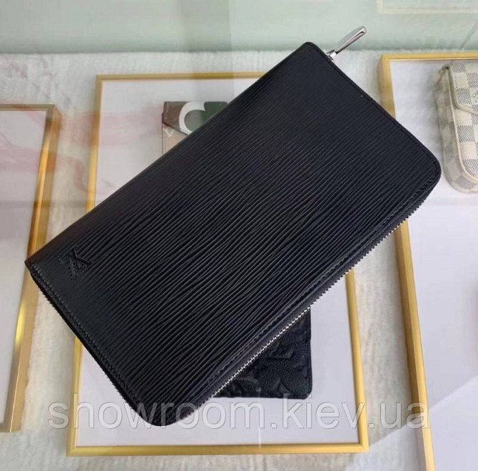 Чоловічий гаманець Louis Vuitton (60017-1) black Київ - фото 4