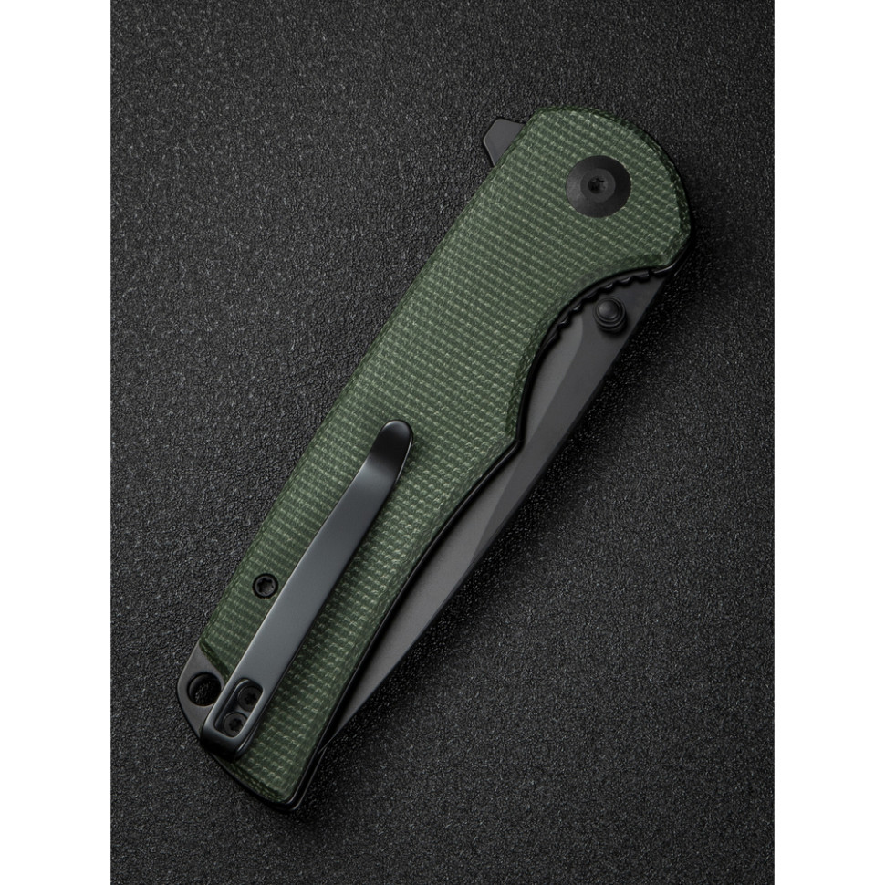 Ніж складаний туристичний Sencut Praktisk, (9.1 см) 9Cr18MoV / Micarta темно-зелений Київ - фото 13