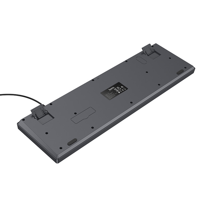 Клавиатура HOCO GM61 Murphy 3-color wired keyboard(Ukrainian version) star gray Одесса - изображение 7