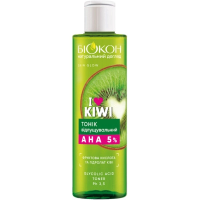 Тоник для лица Біокон I Love Kiwi Отшелушивающий 200 мл (4823110302910) Винница - изображение 1