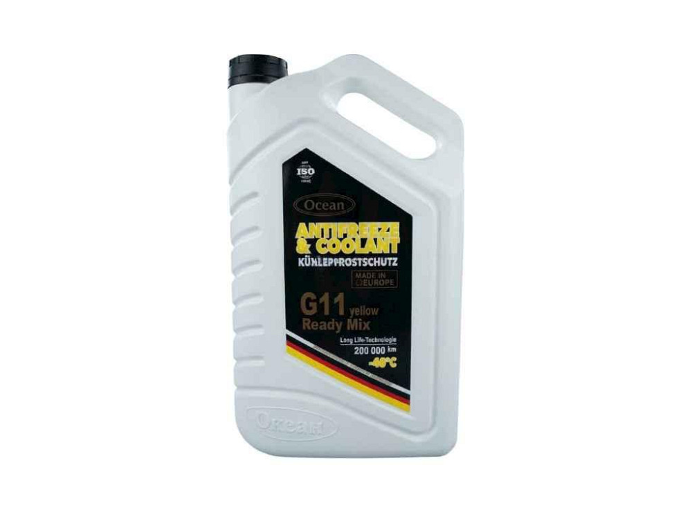 Anti-freeze Океан G11 GRS-40 Yellow ReadyMix (желтый) кан. 5кг ТМ Океан Киев - изображение 1