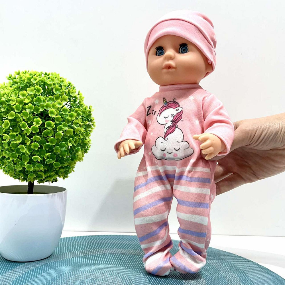 Пупс функціональний п'є-писає в комплекті горщик пляшечка соска підгузник 30 см з аксесуарами Вид 2 (YL2430L-S-DM-UA) Чернигов - изображение 4