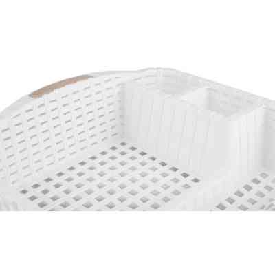 Сушилка для посуды Violet House 0757 Ротанг White (0757 Роттанг WHITE сушка д/пос.4) Винница