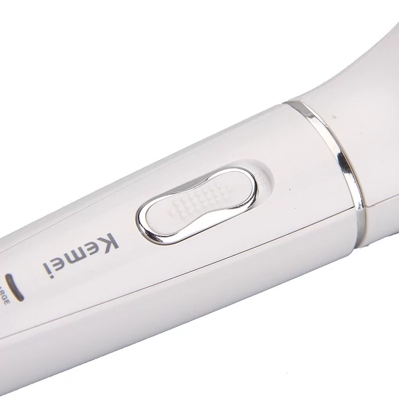 Епілятор акумуляторний Kemei KM-2199 5в1 Білий Вінниця - фото 9